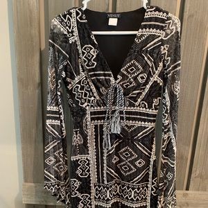 Venus bell sleeve dress